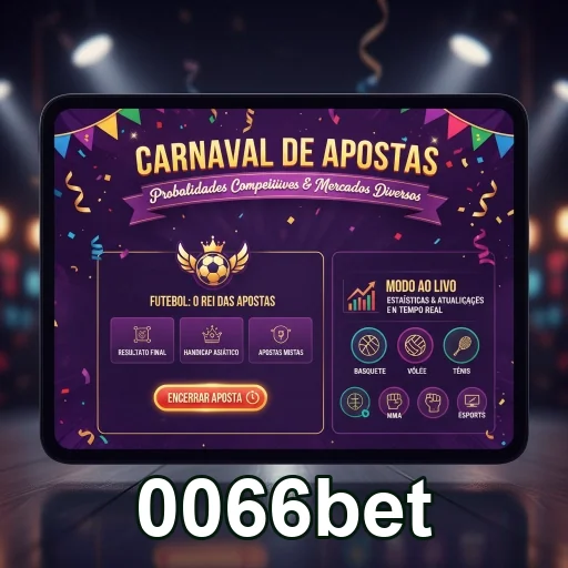 Tela da 0066bet com informações sobre serviços VIP.