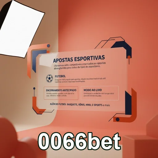Interface de apostas esportivas na plataforma 0066bet.