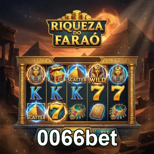 Jogo Riqueza do Faraó disponibilizado no app da 0066bet.